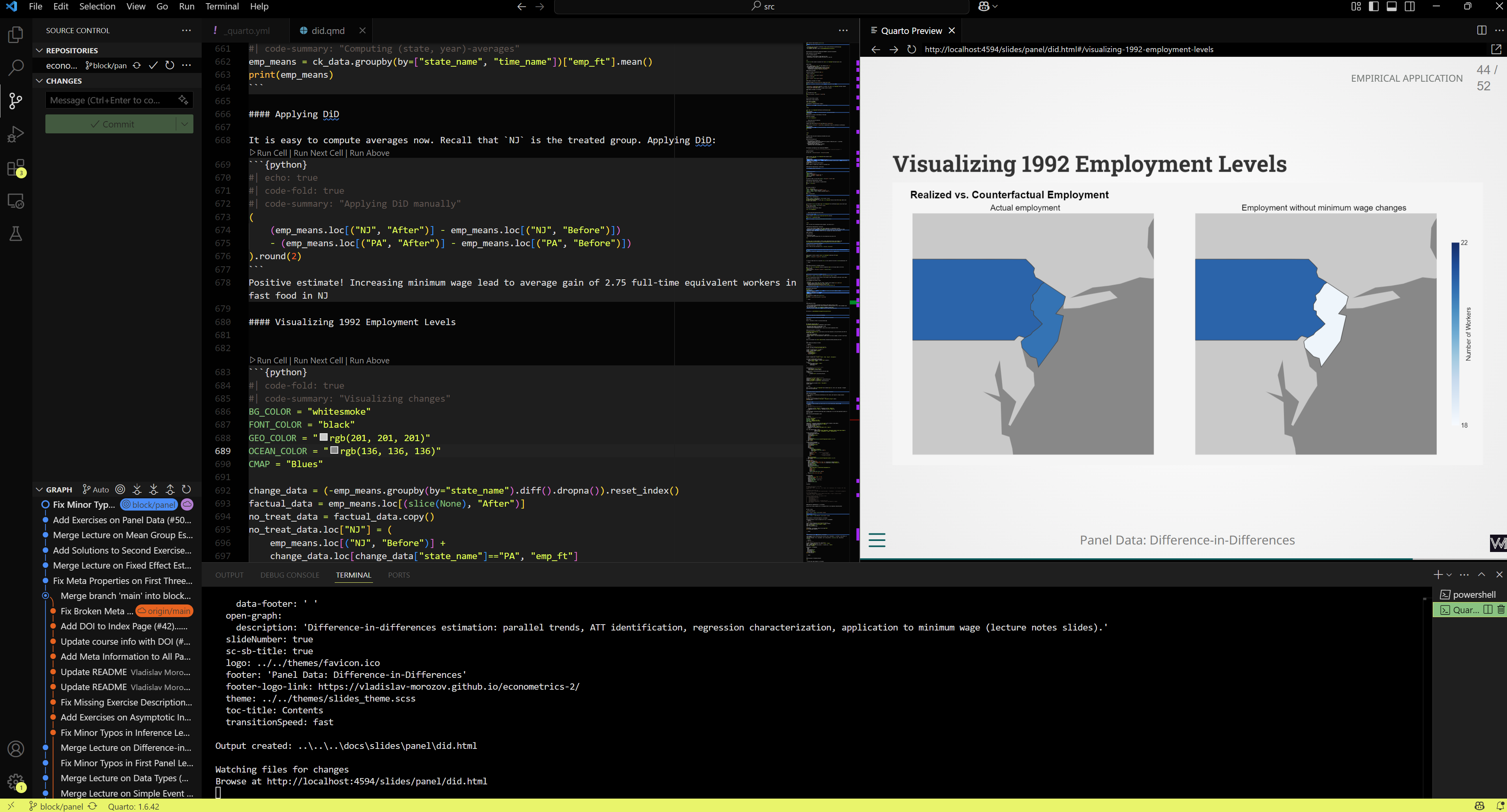 Quarto Slides in VS Code